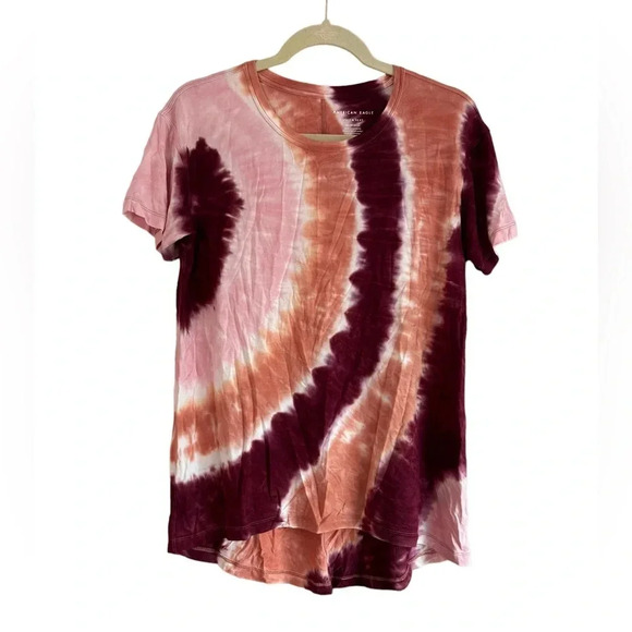 NWT AMERICAN EAGLE WOMENS TIE DYE TEE - Picture 1 of 5
